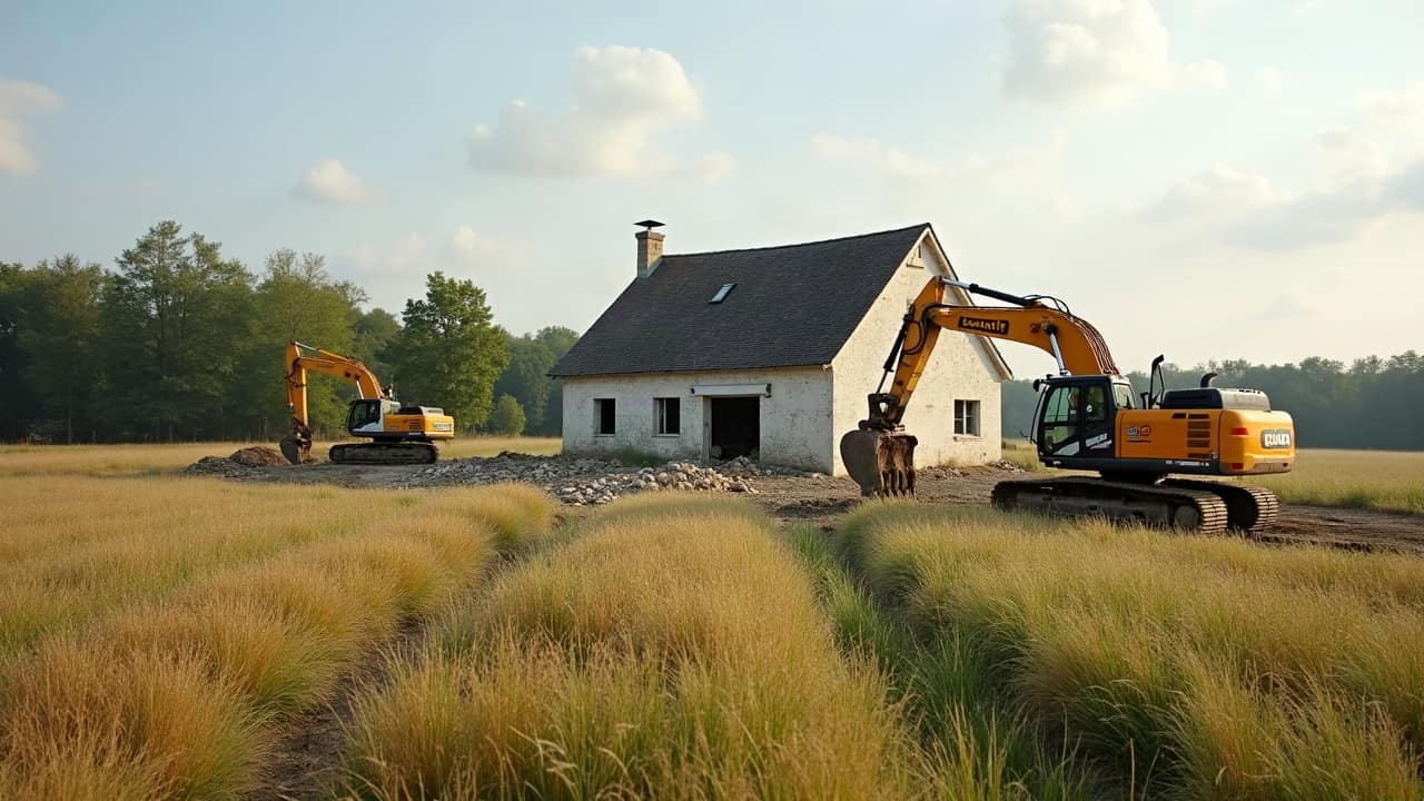 Démolir un bâtiment agricole en Creuse : hangar, étable ou grange