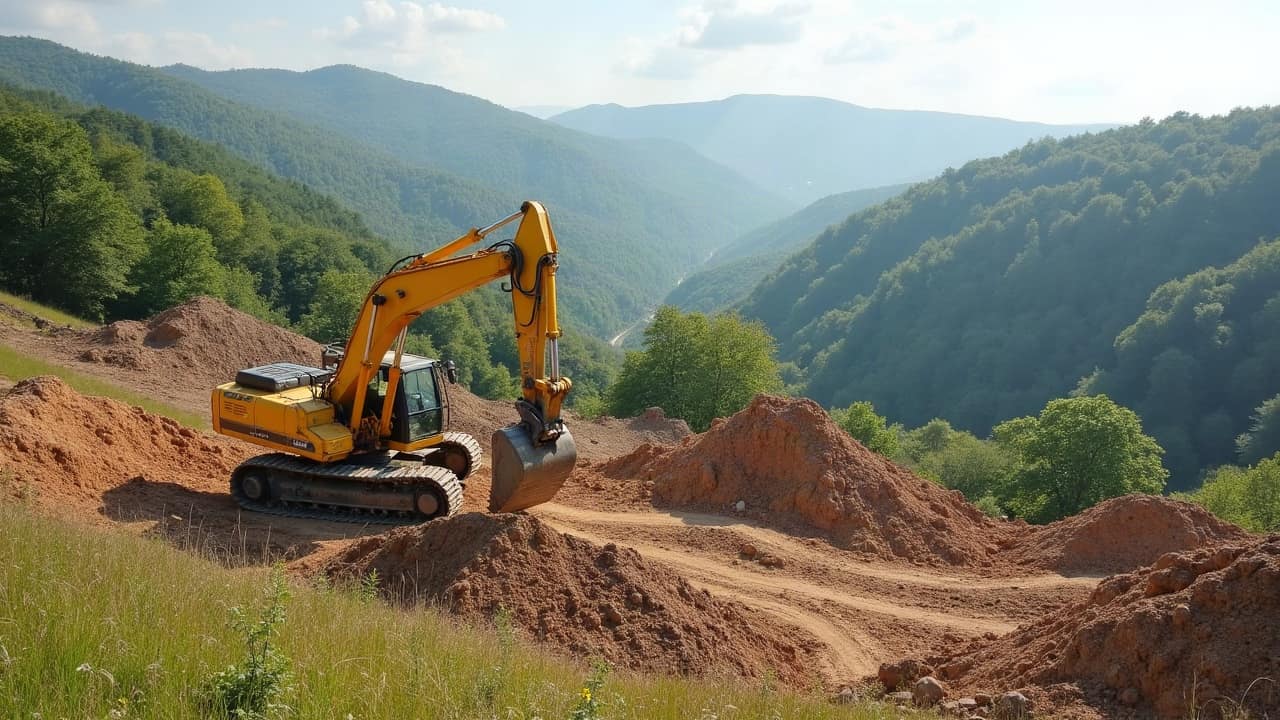 Démolition à Tulle : pentes et accès en fond de vallée